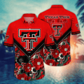 Texas Tech Red Raiders NCAA Hawaiian Custom Vacation - Adult & Kids T-Shirts, Sweatshirts & Hoodies apparel design preview 1