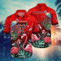 Texas Tech Red Raiders NCAA Hawaiian Lush Greenery - Adult & Kids T-Shirts, Sweatshirts & Hoodies apparel design preview 1