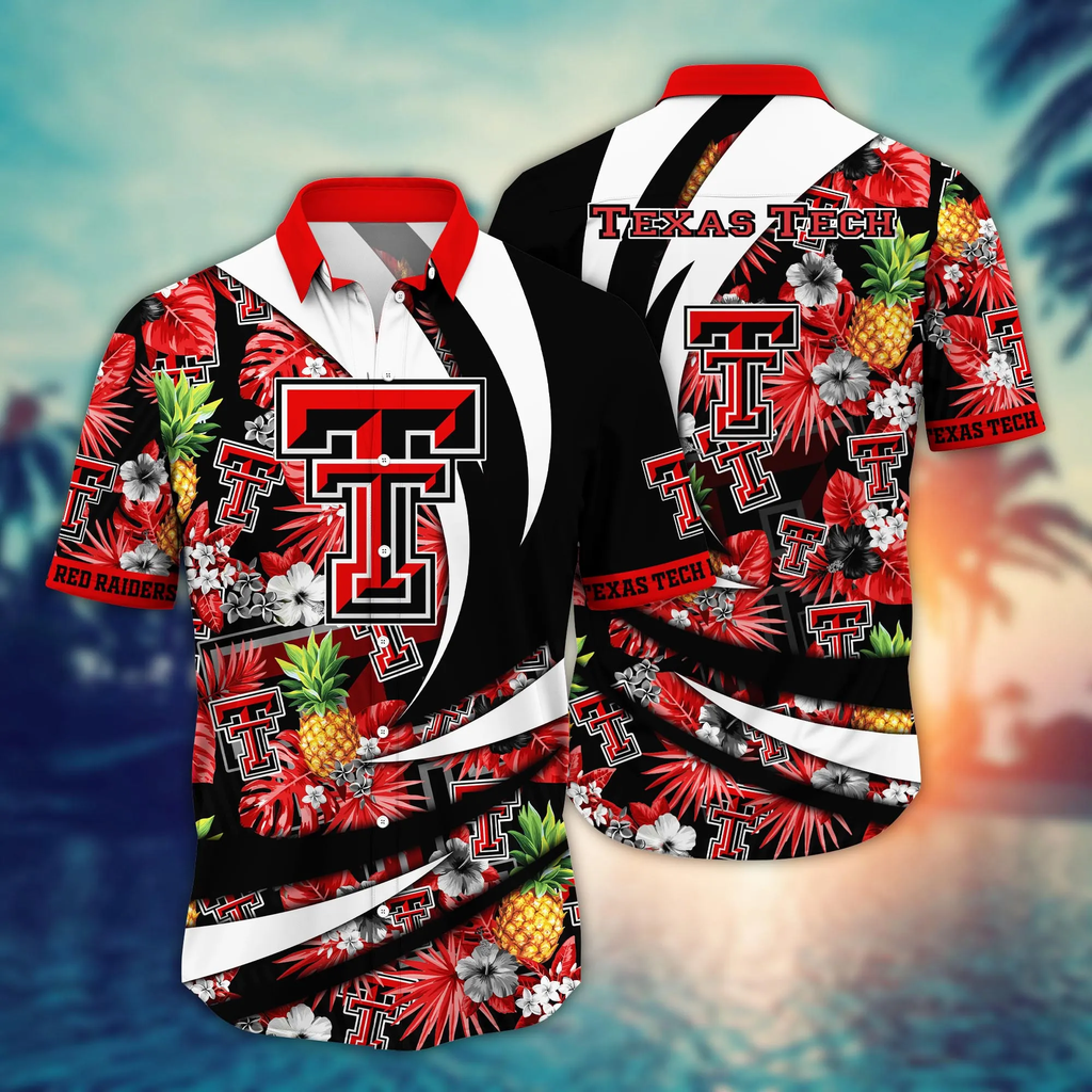 Texas Tech Red Raiders NCAA Hawaiian Umbrellas (For - Adult & Kids T-Shirts, Sweatshirts & Hoodies apparel design preview 1