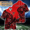 Texas Tech Red Raiders NCAA Us Flag Hawaiian Custom - Adult & Kids T-Shirts, Sweatshirts & Hoodies apparel design preview 1