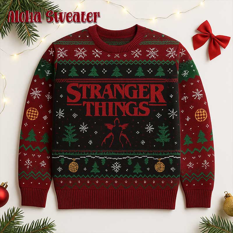 Will Byers Stranger Things Ugly Christmas Sweater - Holiday Gift product image 5