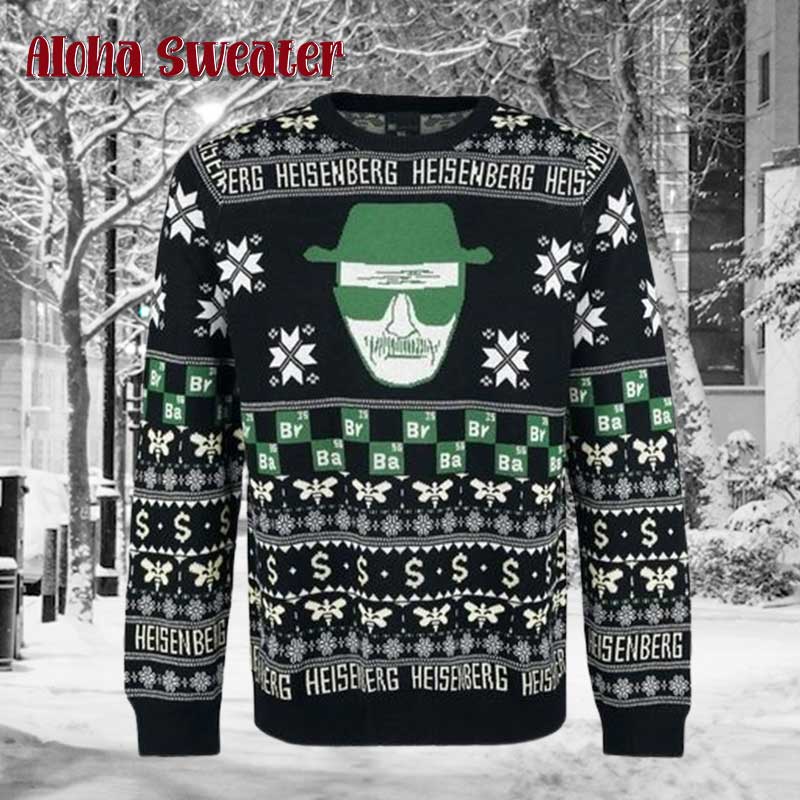 Funny Chibi Breaking Bad Xmas Ugly Christmas Sweater - Holiday Gift product image 5