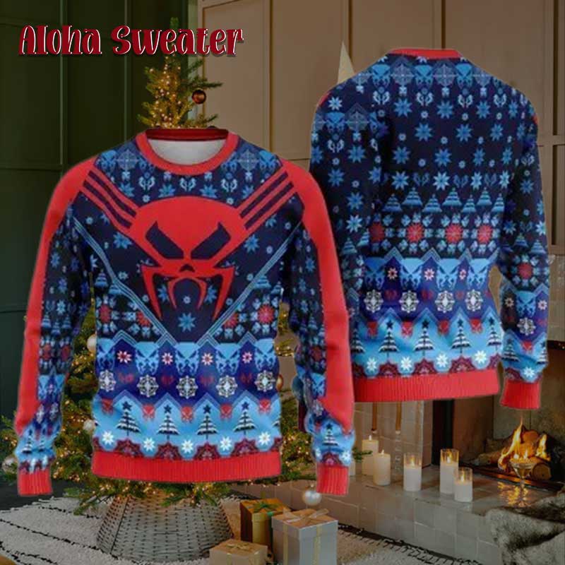 Spiderman Suite Superhero Ugly Christmas Sweater - Holiday Gift product image 2