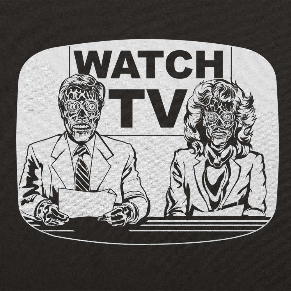 They Live On TV - Adult & Kids T-Shirts, Sweatshirts & Hoodies apparel design preview 1
