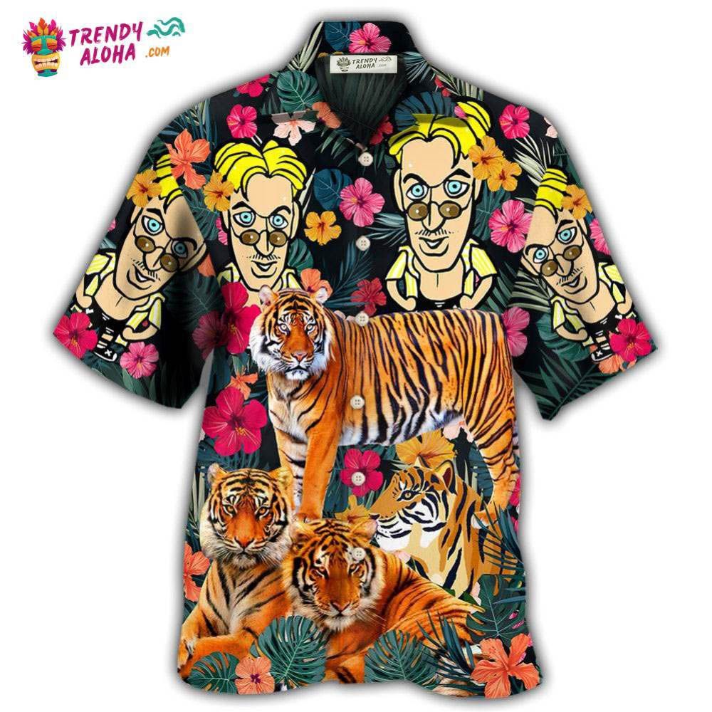 Tiger Be A Jungle And Comics-Figure Hawaiian Trendy - Adult & Kids T-Shirts, Sweatshirts & Hoodies apparel design preview 1