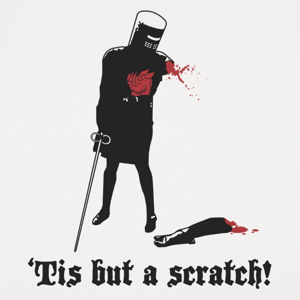 Tis But A Scratch! - Adult & Kids T-Shirts, Sweatshirts & Hoodies apparel design preview 1