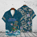 Toronto Blue Jays Tiki Surfer Hawaiian - Adult & Kids T-Shirts, Sweatshirts & Hoodies apparel design preview 1