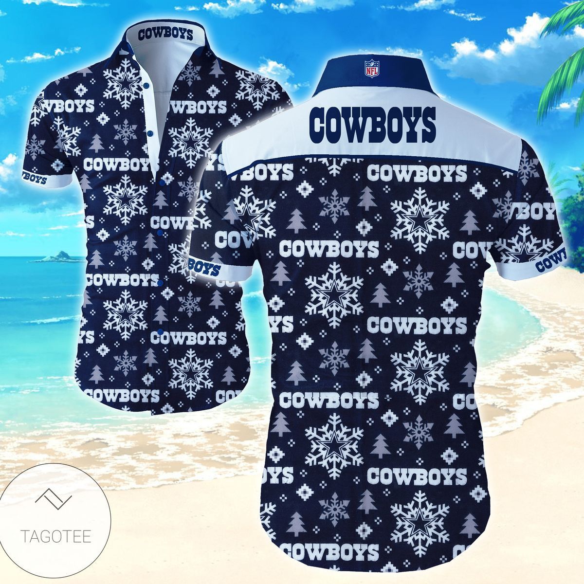 Trendy Design on Dallas Cowboys Hawaiian - Adult & Kids T-Shirts, Sweatshirts & Hoodies apparel design preview 1