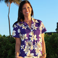 Tropic Fever Purple Fitted Women's Hawaiian Pacific - Adult & Kids T-Shirts, Sweatshirts & Hoodies apparel design preview 1