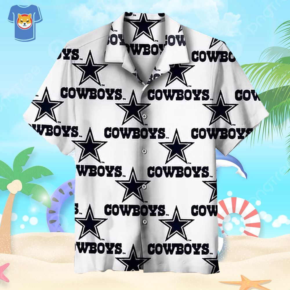 Tropical Dallas Cowboys Perfect for Mates - Adult & Kids T-Shirts, Sweatshirts & Hoodies apparel design preview 1