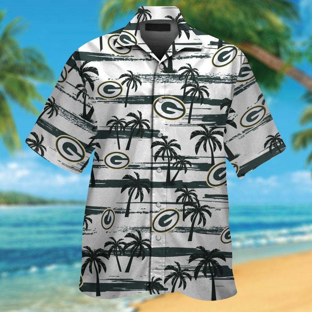 Tropical Green Bay Packers Hawaiian Exclusive - Adult & Kids T-Shirts, Sweatshirts & Hoodies apparel design preview 1