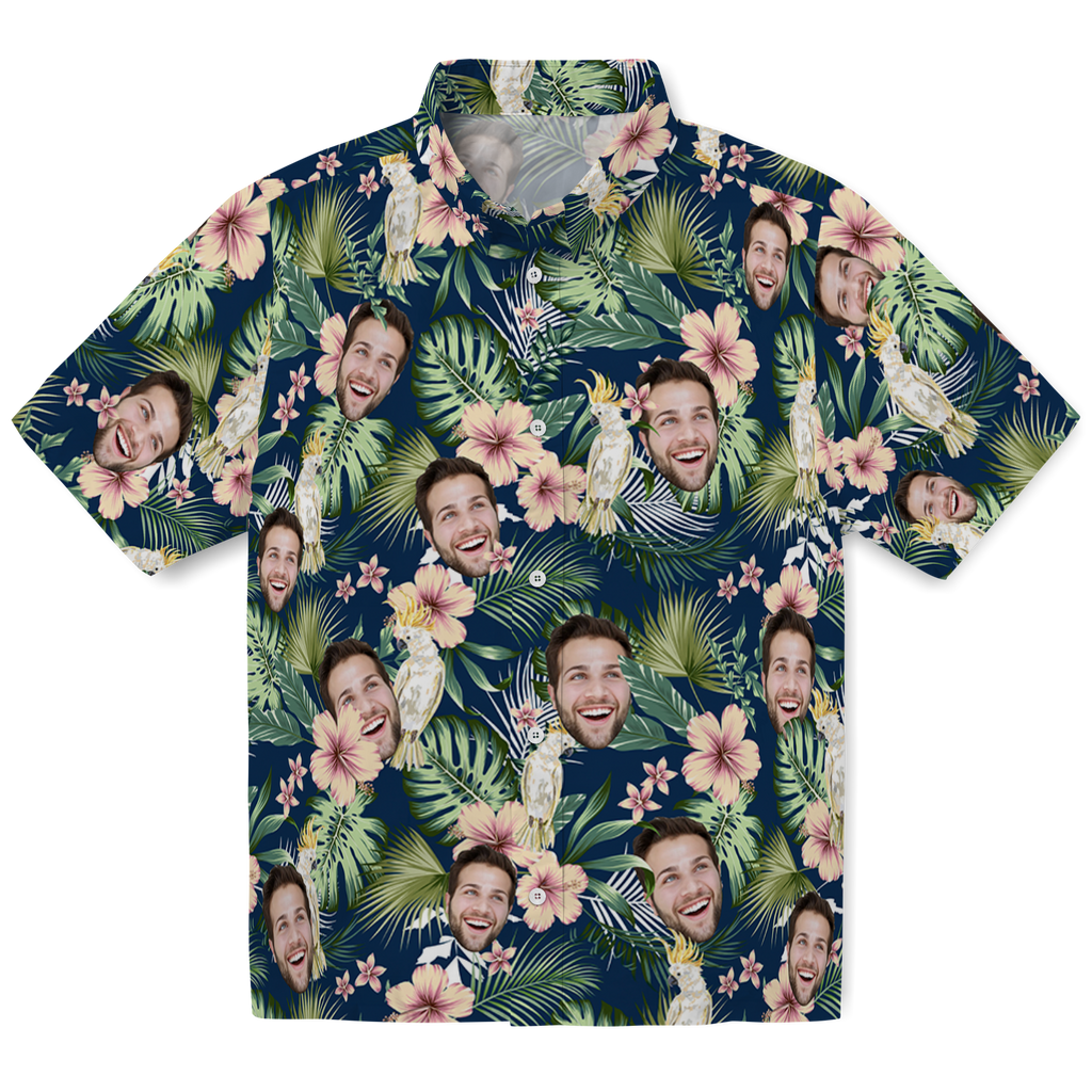 Tropical Parrot Bloom Aloha Custom Hawaiian with Your - Adult & Kids T-Shirts, Sweatshirts & Hoodies apparel design preview 1