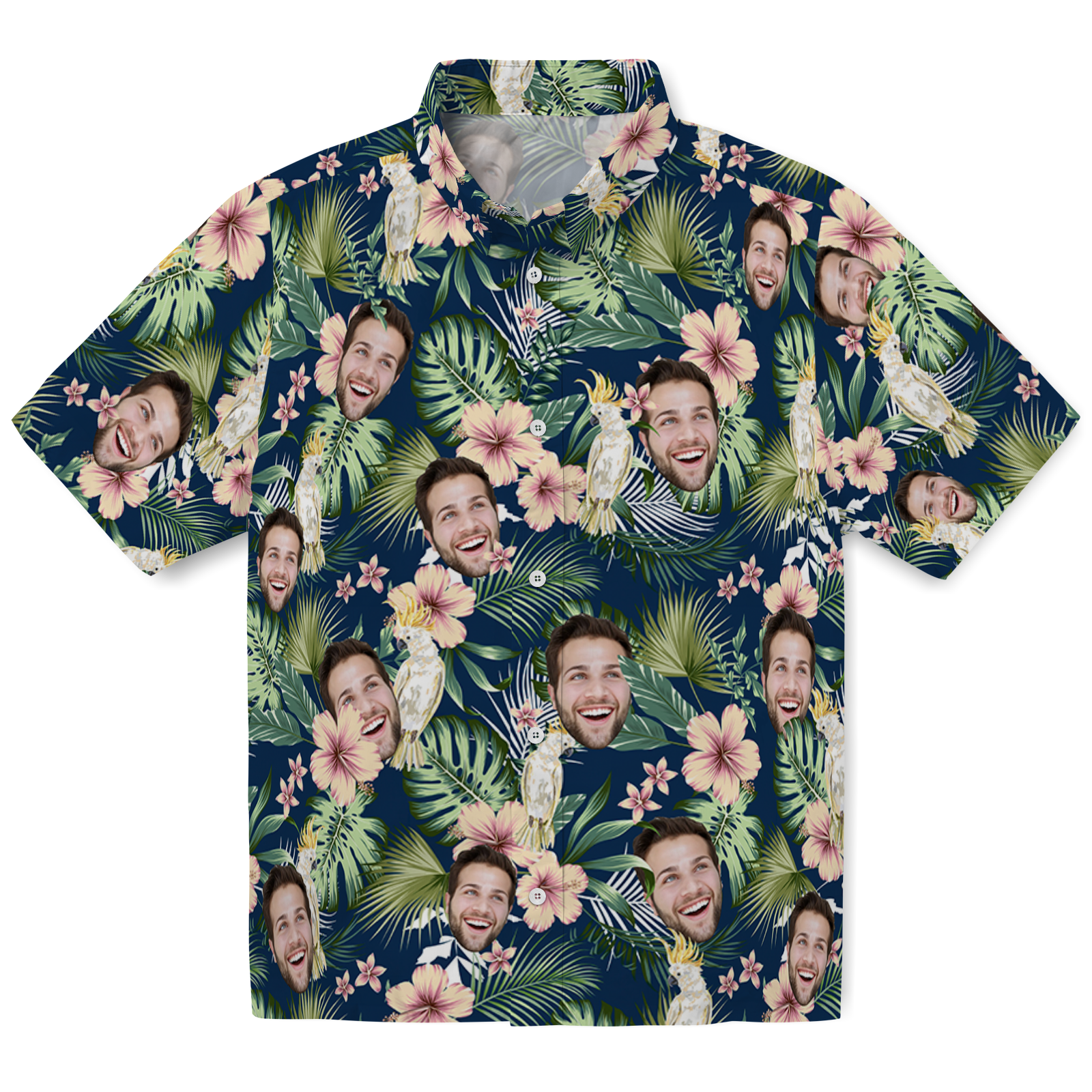 Tropical Parrot Bloom Aloha Custom Hawaiian with Your - Adult & Kids T-Shirts, Sweatshirts & Hoodies apparel design preview 1