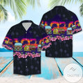 Tropical Summer Hawaiian Showcasing A Black Hippie - Adult & Kids T-Shirts, Sweatshirts & Hoodies apparel design preview 1