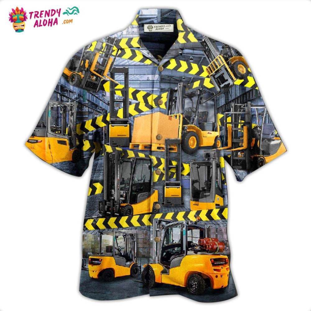 Truck Be Careful For Yellow Klift Trucks Are Coming - Adult & Kids T-Shirts, Sweatshirts & Hoodies apparel design preview 1