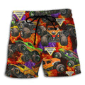 Truck Packed Monster Trucks Trendy Aloha Hawaiian - Adult & Kids T-Shirts, Sweatshirts & Hoodies apparel design preview 1