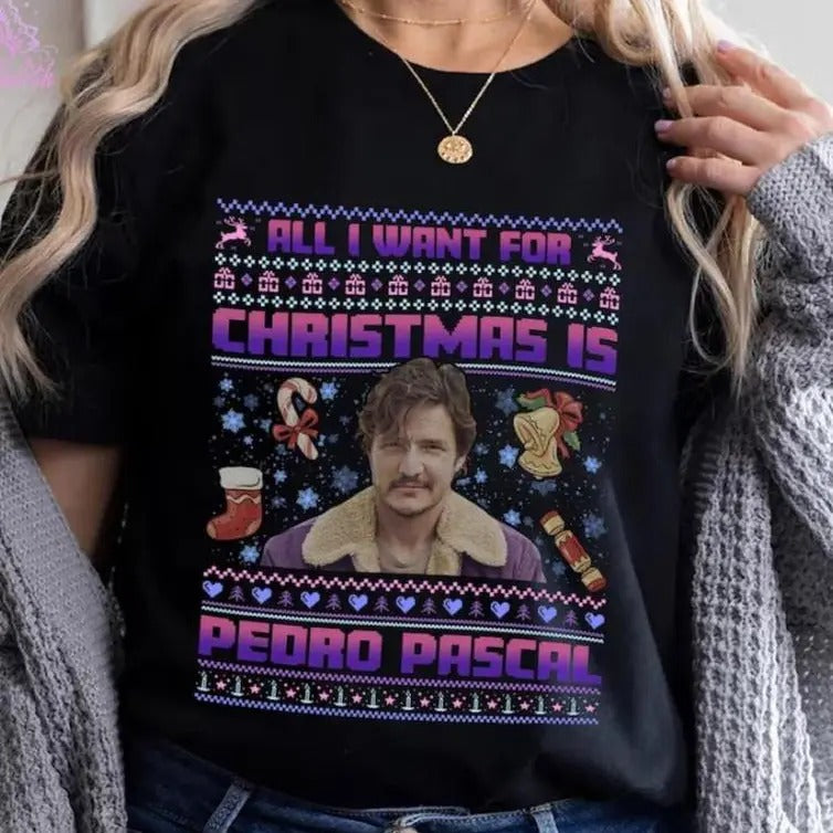 All I Want Is Pedro Pascal Gladiator 2 Fan - Adult & Kids T-Shirts, Sweatshirts & Hoodies apparel design preview 1
