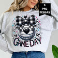 Volleyball Game Day Coquette Glitter Mama Mom Trend - Adult & Kids T-Shirts, Sweatshirts & Hoodies apparel design preview 1
