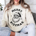 Merry Rizzmas Funny Retro Santa Rizzler Claus Rizz Em - Adult & Kids T-Shirts, Sweatshirts & Hoodies apparel design preview 1