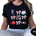 Trump Vance 2024 Coquette Bow Patriotic America Won - Adult & Kids T-Shirts, Sweatshirts & Hoodies apparel design preview 1