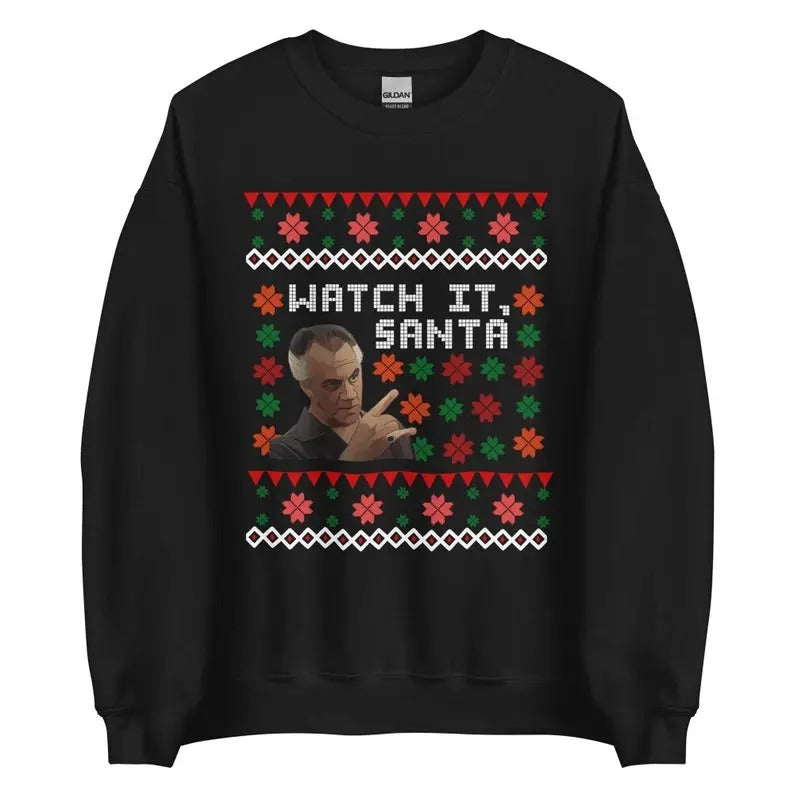 Ugly Sopranos Watch Santa Paulie Funny Trend - Adult & Kids T-Shirts, Sweatshirts & Hoodies apparel design preview 1