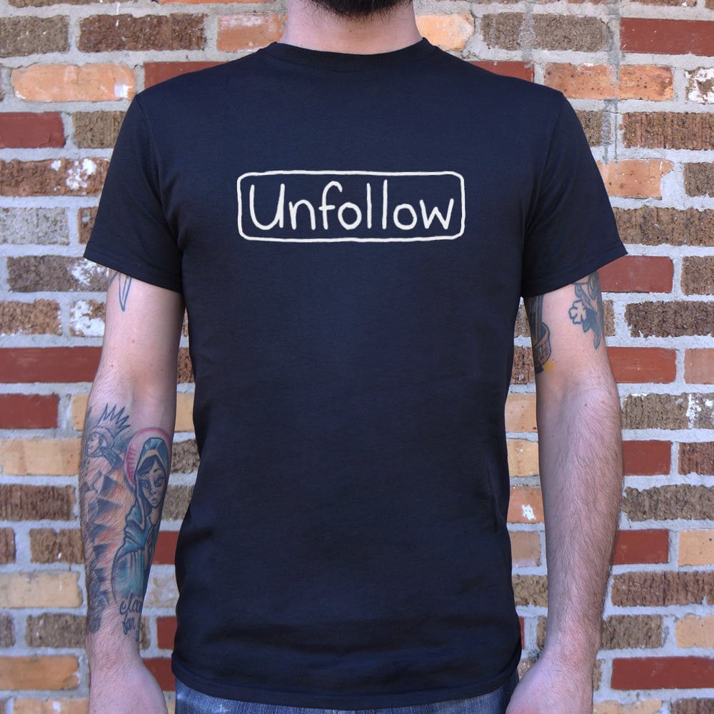 Unfollow - Adult & Kids T-Shirts, Sweatshirts & Hoodies apparel design preview 1