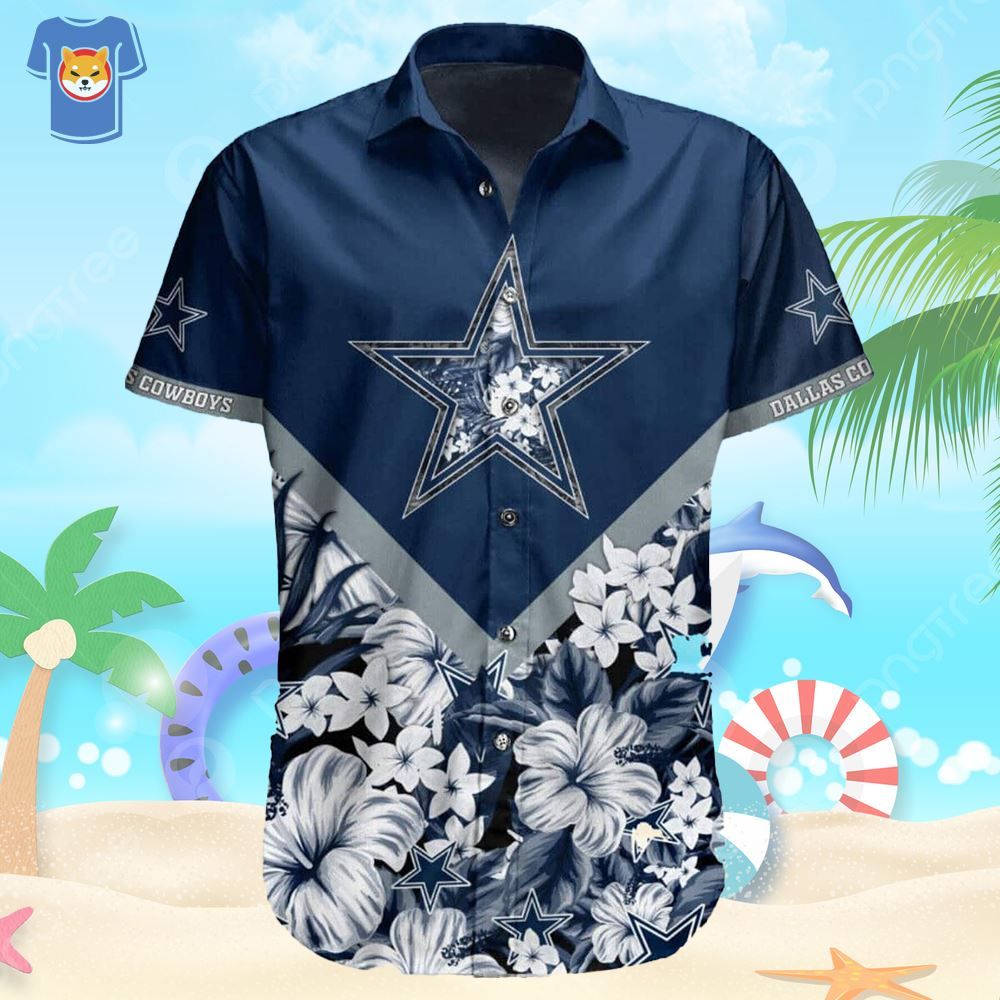 Unisex Hawaiian Dallas Cowboys Inspired - Adult & Kids T-Shirts, Sweatshirts & Hoodies apparel design preview 1