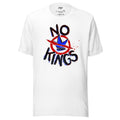 "No Kings" 100%Made USA White - Adult & Kids T-Shirts, Sweatshirts & Hoodies apparel design preview 1