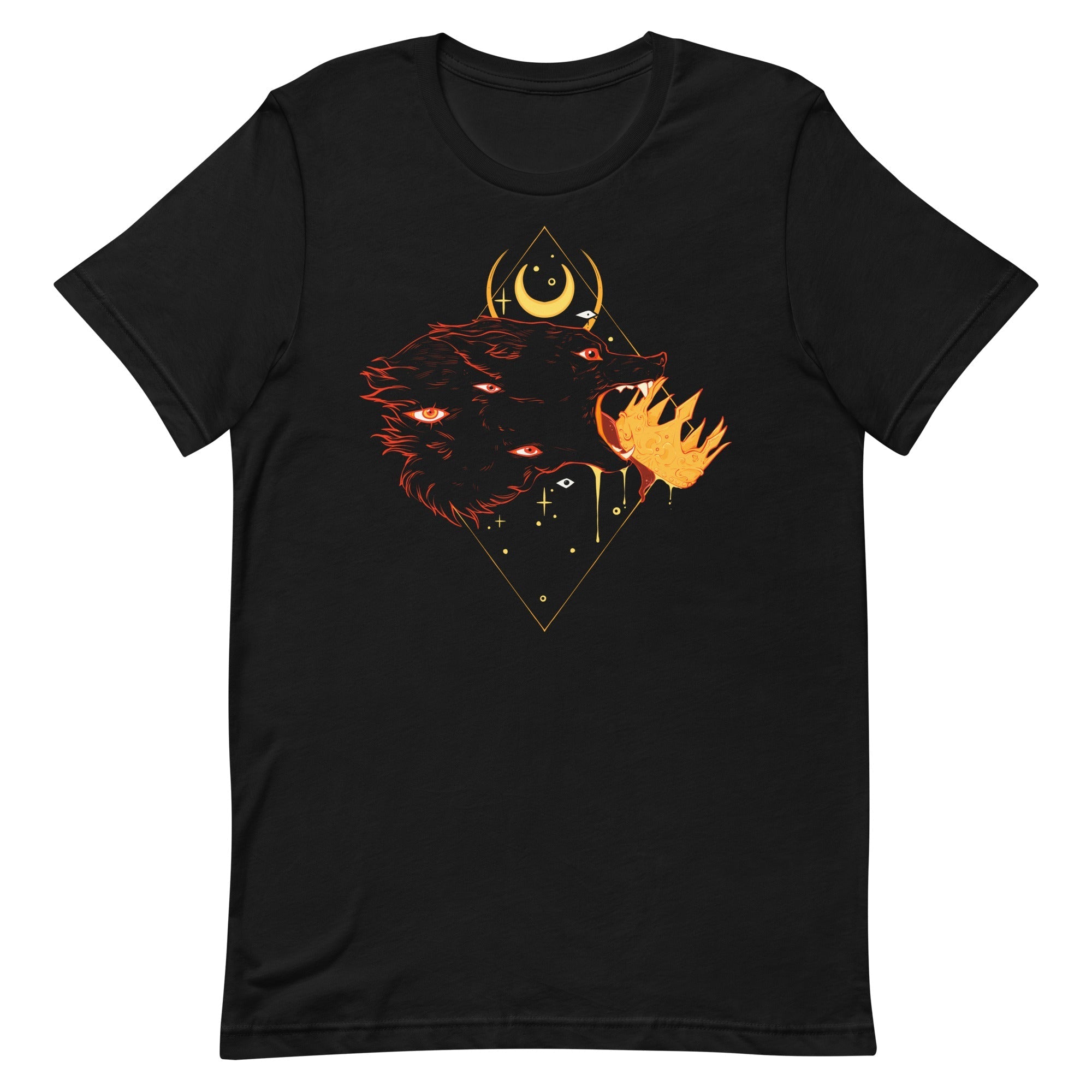 No Kings Wolf Text - Adult & Kids T-Shirts, Sweatshirts & Hoodies apparel design preview 1