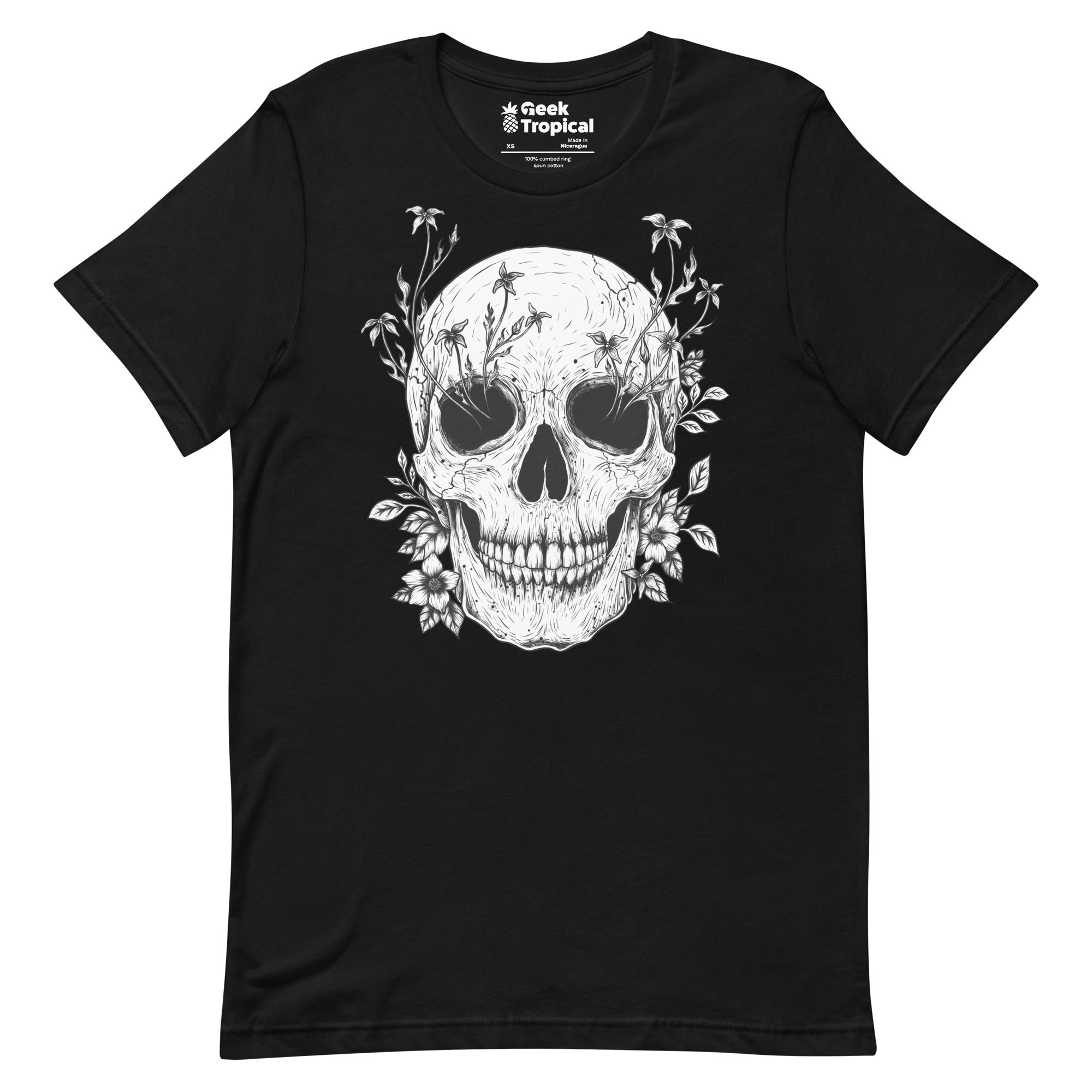 Floral Skull - Adult & Kids T-Shirts, Sweatshirts & Hoodies apparel design preview 1