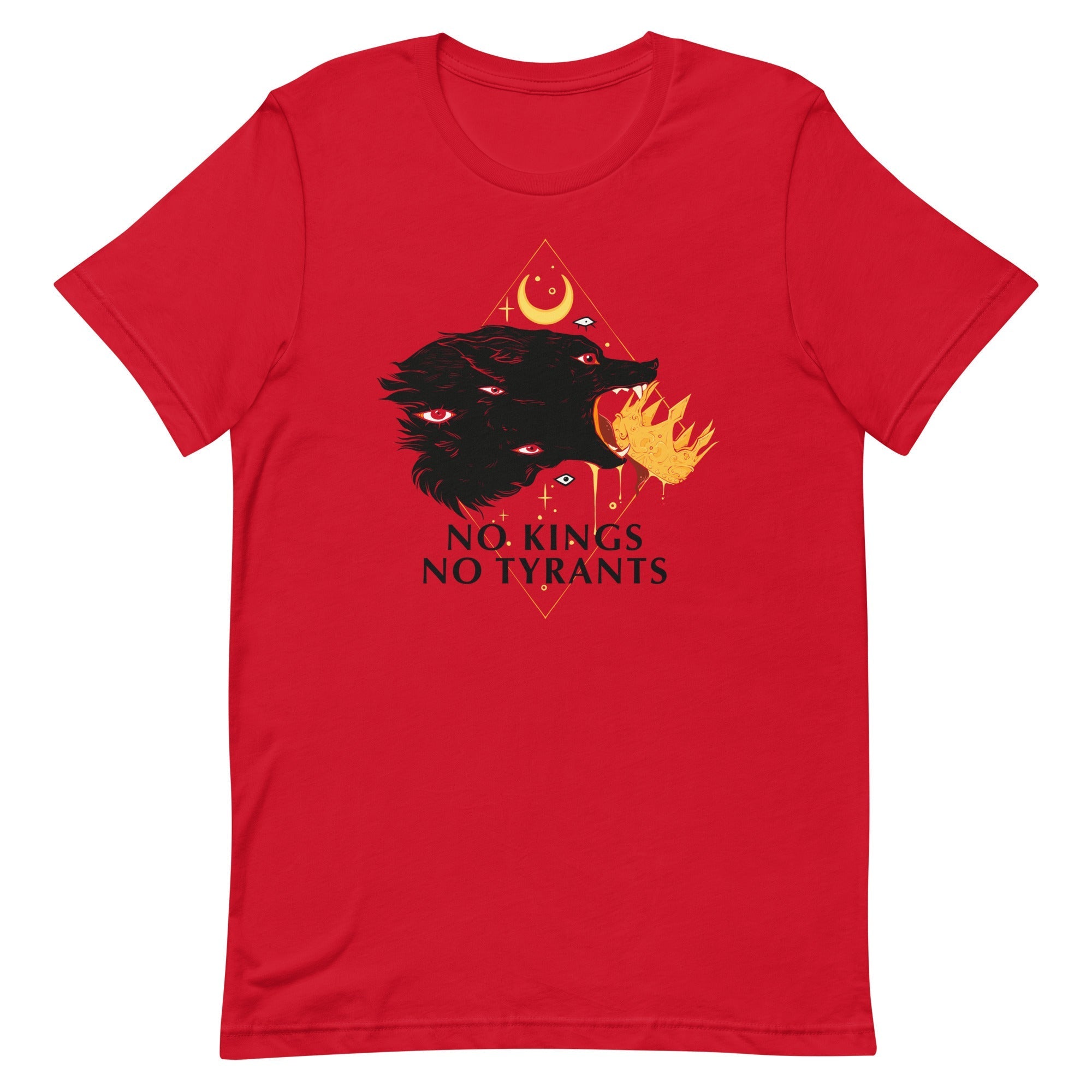 No Kings Wolf - Adult & Kids T-Shirts, Sweatshirts & Hoodies apparel design preview 1