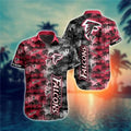 Atlanta Falcons Palm Sunset Hawaiian - Adult & Kids T-Shirts, Sweatshirts & Hoodies apparel design preview 1