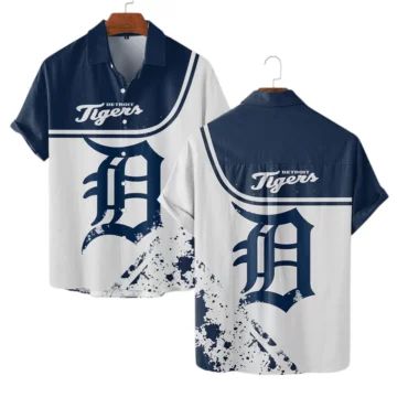 Detroit Tigers Bold Splash Hawaiian - Adult & Kids T-Shirts, Sweatshirts & Hoodies apparel design preview 1
