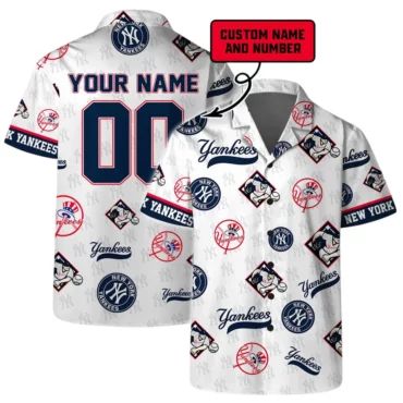 New York Yankees Custom Fan Hawaiian - Adult & Kids T-Shirts, Sweatshirts & Hoodies apparel design preview 1