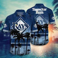 Tampa Bay Rays Sunset Palms Hawaiian - Adult & Kids T-Shirts, Sweatshirts & Hoodies apparel design preview 1