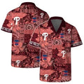 Philadelphia Phillies Retro Patch Hawaiian - Adult & Kids T-Shirts, Sweatshirts & Hoodies apparel design preview 1
