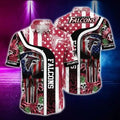 Atlanta Falcons Stars and Skulls Hawaiian - Adult & Kids T-Shirts, Sweatshirts & Hoodies apparel design preview 1