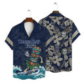 Tampa Bay Rays Surfer Tiki Hawaiian - Adult & Kids T-Shirts, Sweatshirts & Hoodies apparel design preview 1