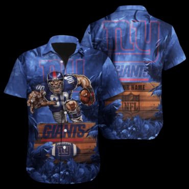 Personalized New York Giants Jungle Blitz Hawaiian - Adult & Kids T-Shirts, Sweatshirts & Hoodies apparel design preview 1