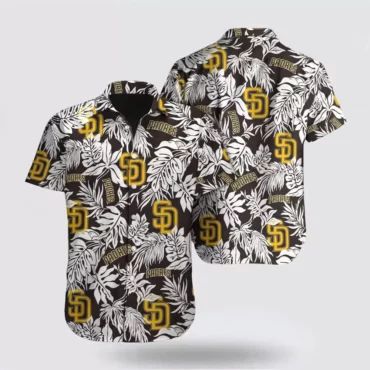 San Diego Padres Tropical Jungle Hawaiian - Adult & Kids T-Shirts, Sweatshirts & Hoodies apparel design preview 1