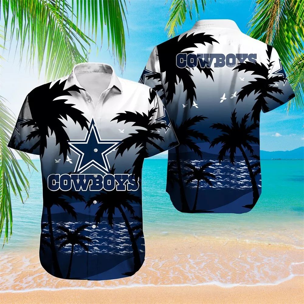 Dallas Cowboys Hawaiian Ocean Breeze Design 143085 - Adult & Kids T-Shirts, Sweatshirts & Hoodies apparel design preview 1