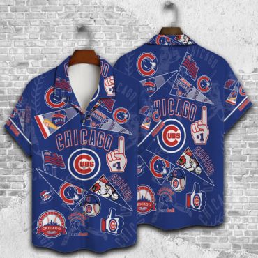 Chicago Cubs Victory Parade Hawaiian - Adult & Kids T-Shirts, Sweatshirts & Hoodies apparel design preview 1