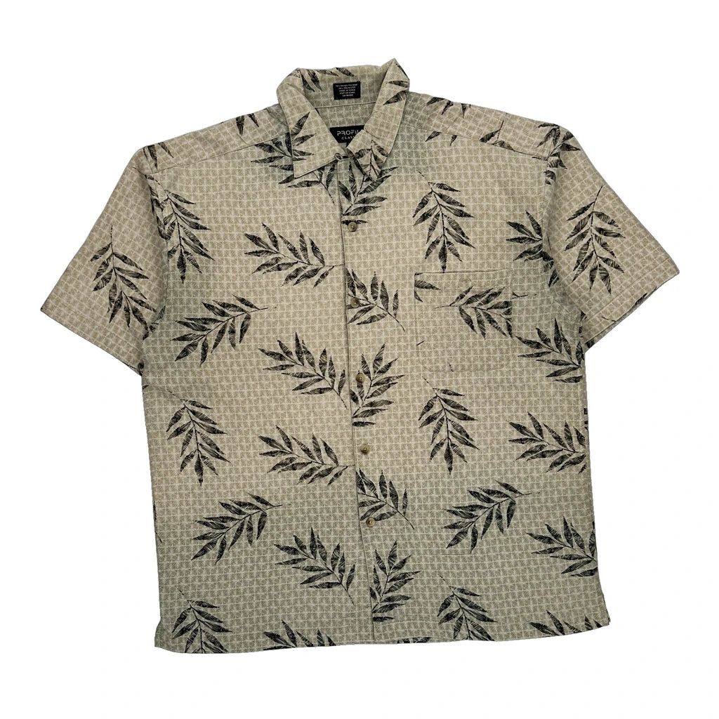 Profilio Classics Floral Hawaiian Large Beige - Adult & Kids T-Shirts, Sweatshirts & Hoodies apparel design preview 1