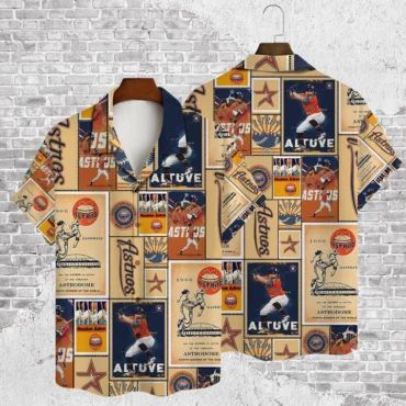 Houston Astros Altuve Legends Hawaiian - Adult & Kids T-Shirts, Sweatshirts & Hoodies apparel design preview 1