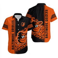 Baltimore Orioles Bold Streak Hawaiian - Adult & Kids T-Shirts, Sweatshirts & Hoodies apparel design preview 1
