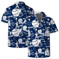 Cleveland Guardians Tropical Monochrome Hawaiian - Adult & Kids T-Shirts, Sweatshirts & Hoodies apparel design preview 1