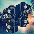 Dallas Cowboys Hawaiian Floral Stripes Design 538264 - Adult & Kids T-Shirts, Sweatshirts & Hoodies apparel design preview 1
