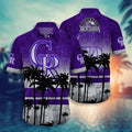 Colorado Rockies Tropical Sunset Hawaiian - Adult & Kids T-Shirts, Sweatshirts & Hoodies apparel design preview 1