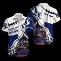 Personalized New York Giants Flaming Football - Adult & Kids T-Shirts, Sweatshirts & Hoodies apparel design preview 1