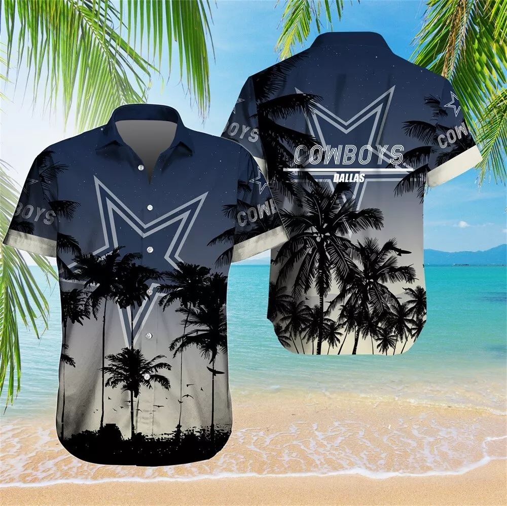 Dallas Cowboys Hawaiian Sunset Paradise Design 993427 - Adult & Kids T-Shirts, Sweatshirts & Hoodies apparel design preview 1